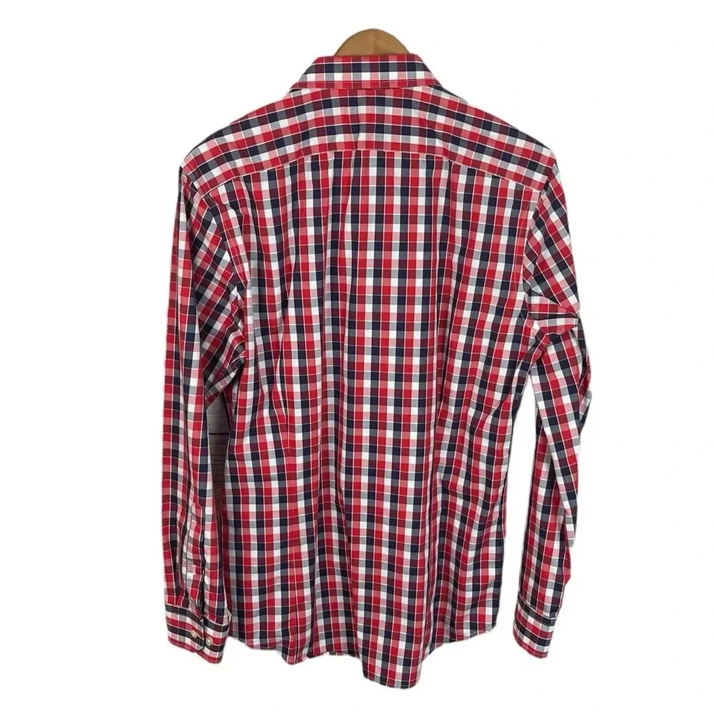BF571 Men’s Banana Republic Non Iron Tailored SLIM Fit Button Down Shirt M